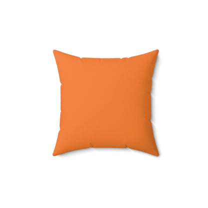 Pillow - "I Love & Believe In Me Because..." Spun Polyester Square Pillow (Crusta)